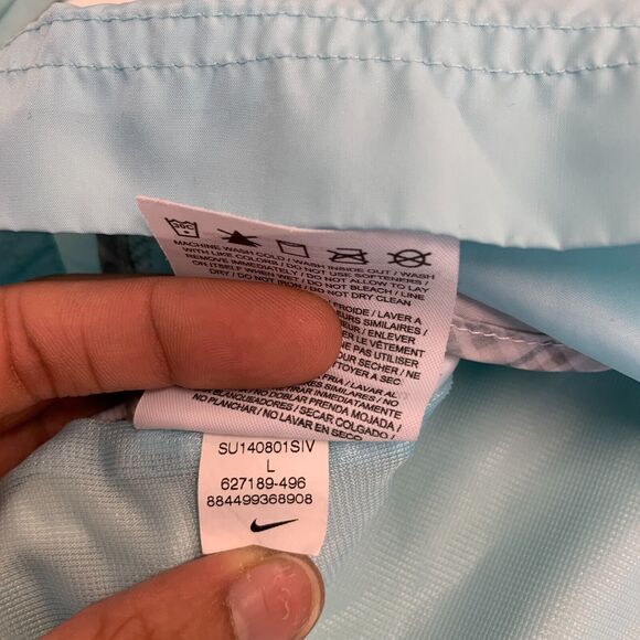 Nike Golf Old Works Jacket Womens L Large Blue Half Zip Long Sleeve Windbreaker - Picture 10 of 13